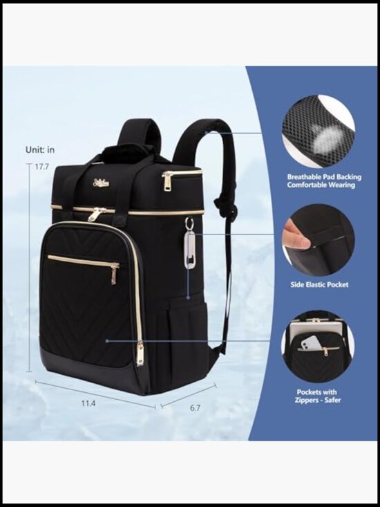 Insulated Cooler Backpack Large Capacity Waterproof Leakproof Portable Outdoor main image 4